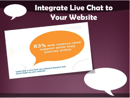 INTEGRATE LIVE CHAT