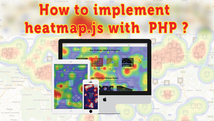 How to implement heatmap.js with PHP?