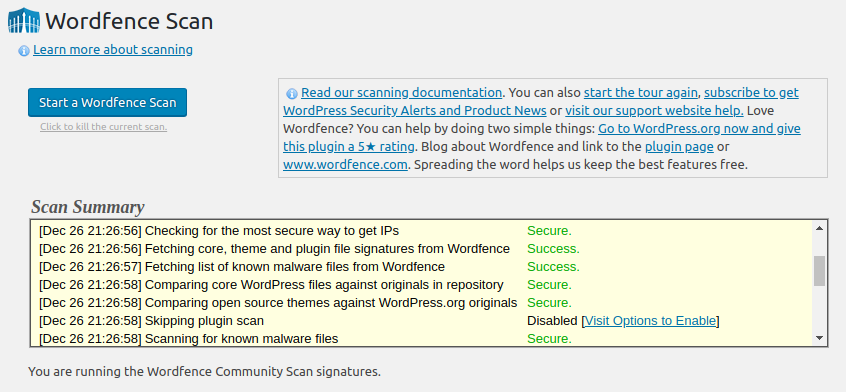 Wordfence WordPress Security Plugin