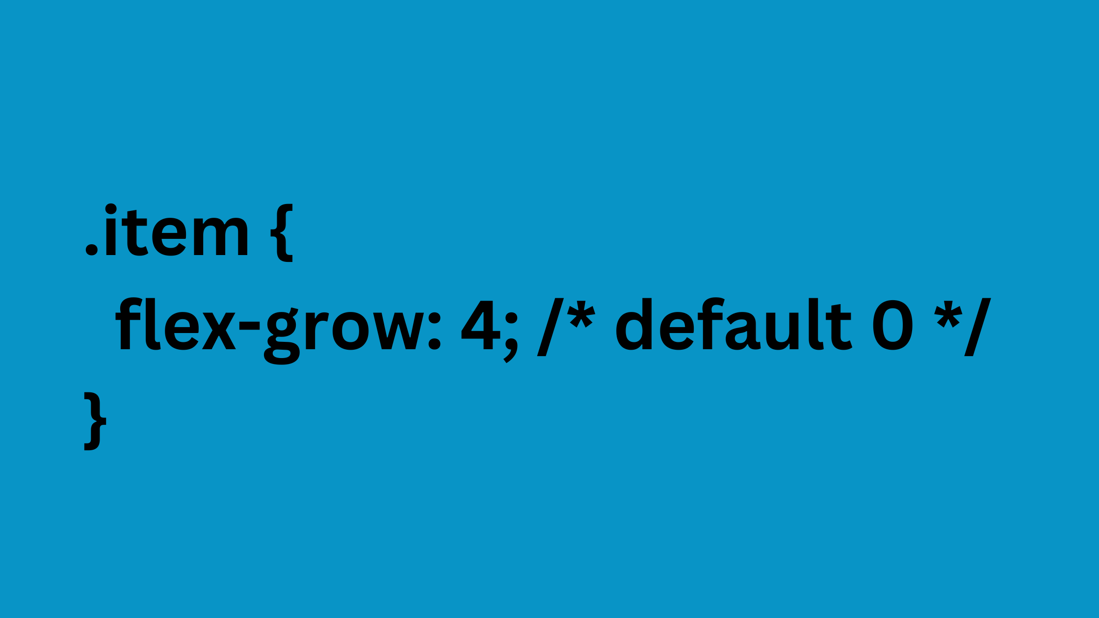 Flex-grow-code