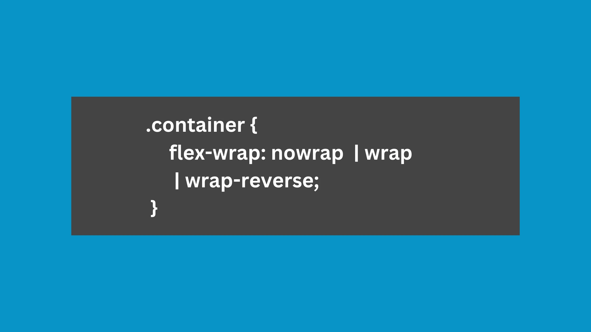 Flex wrap Code